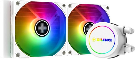 Xilence LiQuRizer LQ240 ARGB Υδρόψυξη AIO CPU με 2 Ανεμιστήρες 120mm Λευκή