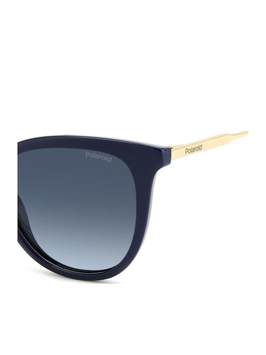 Polaroid Feminini Ochelari de soare cu Albastru marin Cadru și Albastru Degrade Lentilă PLD4184/S/X PJP/Z7