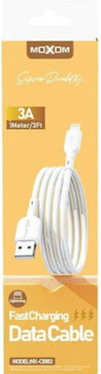 Moxom USB-A to Lightning Cable White 1m