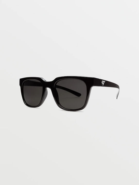 Volcom Morph Unisex Sunglasses with Plastic Frame Gloss Black / Gray VE03000201