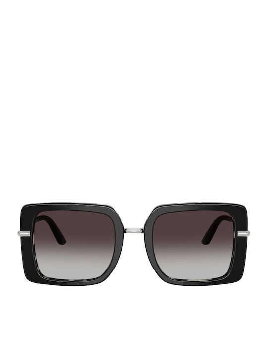 Dolce & Gabbana Women's Sunglasses with Black Frame and Gray Gradient Lens DG4491 33728G