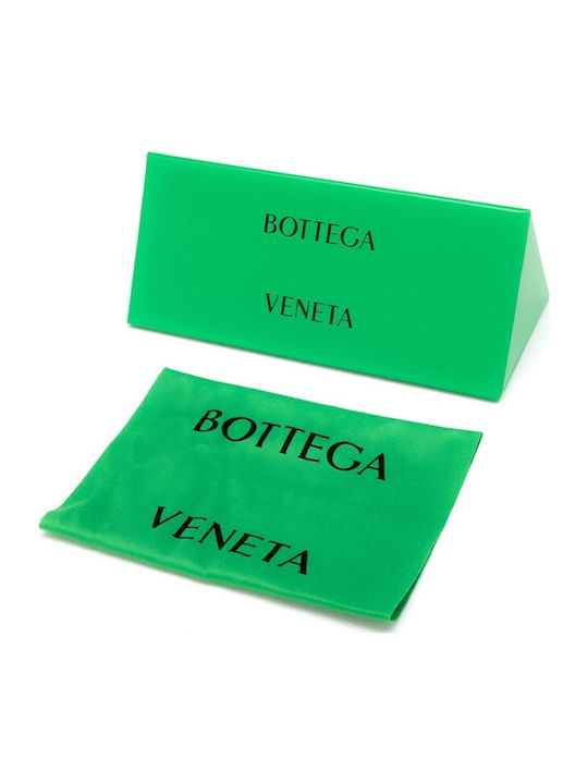 Bottega Veneta Unisex Γυαλιά Ηλίου με Μαύρο Κοκκάλινο Σκελετό και Μαύρο Φακό BV1388S 001