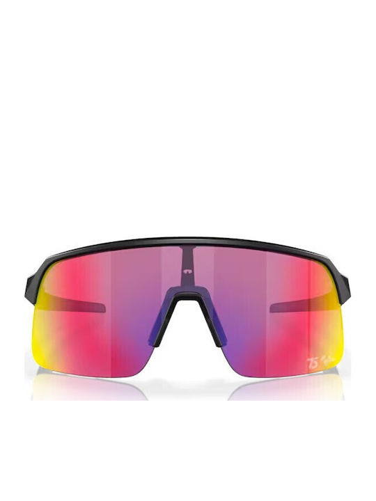 Oakley Sutro Lite Unisex Sunglasses with Black Plastic Frame and Pink Mirror Lens OO9463-62