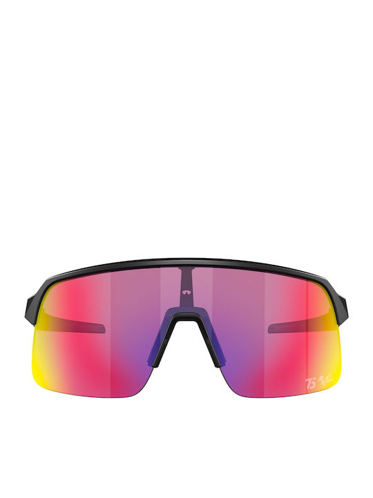 Oakley Sutro Lite Unisex Sunglasses with Black Plastic Frame and Pink Mirror Lens OO9463-62