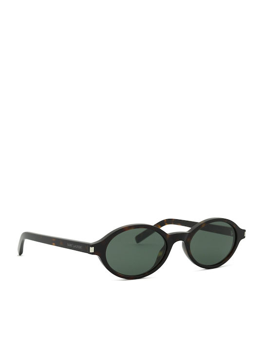 Ysl Jeanne Unisex Γυαλιά Ηλίου με Καφέ Ταρταρούγα Κοκκάλινο Σκελετό και Γκρι Φακό