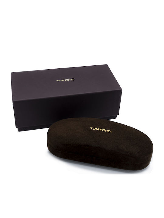 Tom Ford Fausto Men's Sunglasses With Black Horn-Rimmed Frame And Grey Gradient Lens FT0711 01A