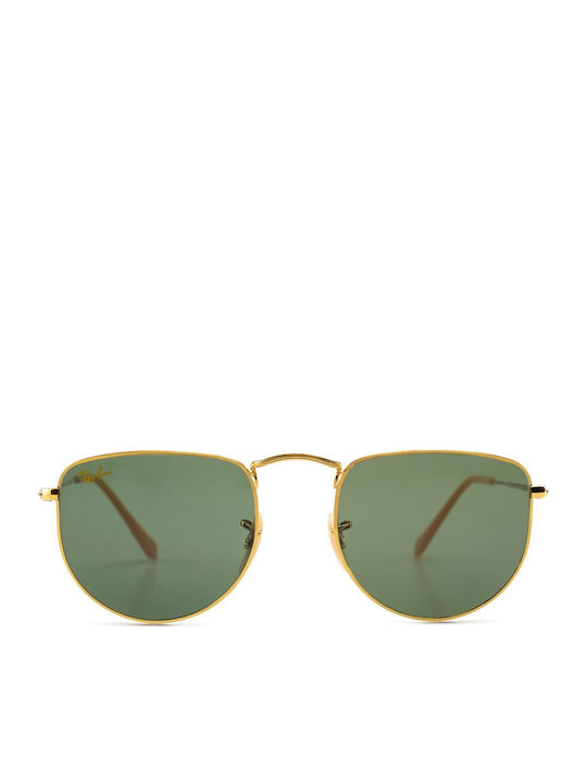 Ray Ban Elon Unisex Γυαλιά Ηλίου με Χρυσό Μεταλλικό Σκελετό και Πράσινο Φακό RB3958 919631