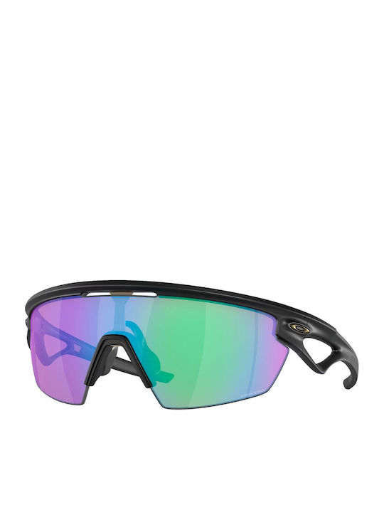 Oakley Sphaera Ανδρικά Γυαλιά Ηλίου με Μαύρο Κοκκάλινο Σκελετό και Πολύχρωμο Καθρέφτη Φακό OO9403-06