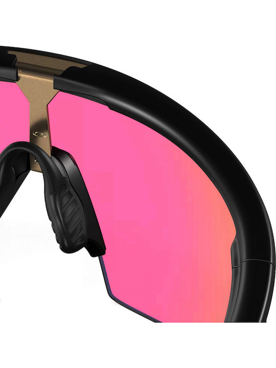 Oakley Sphaera Ανδρικά Γυαλιά Ηλίου με Μαύρο Κοκκάλινο Σκελετό και Πολύχρωμο Καθρέφτη Φακό OO9403-06