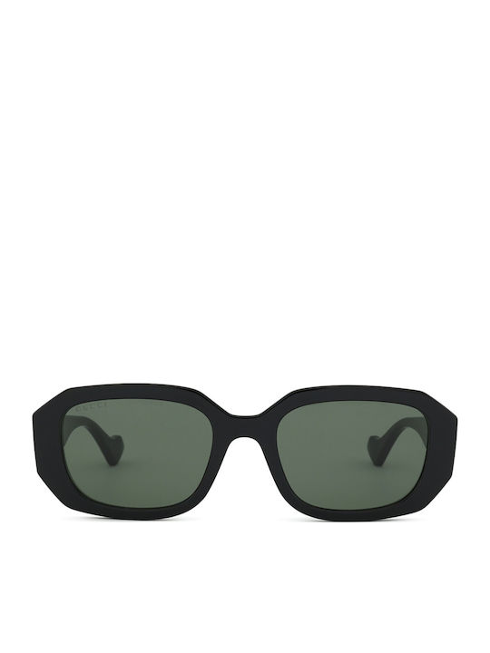Gucci Woman Sunglasses With Black Horn-Rimmed Frame And Grey Lens GG1535S 001