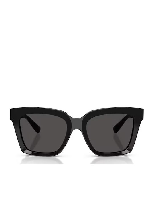 Dolce & Gabbana Women's Sunglasses with Black Horn-Rimmed Frame and Grey Lens DG4498 501/87