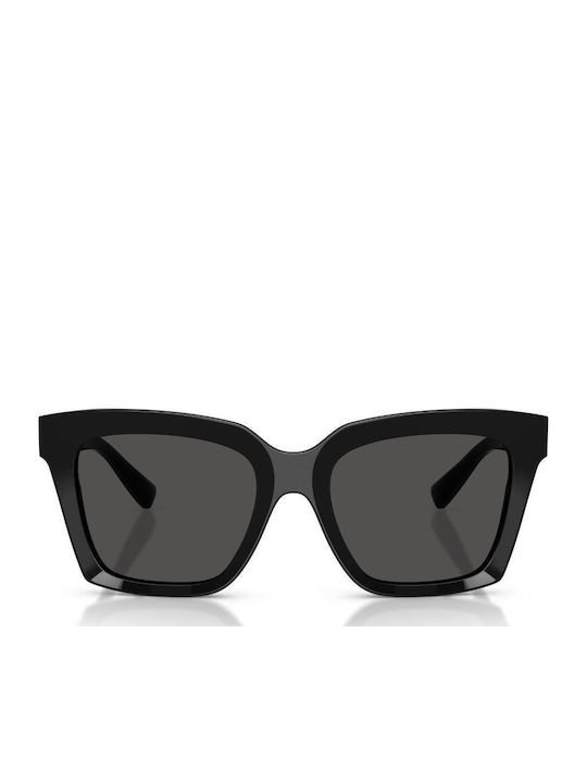 Dolce & Gabbana Women's Sunglasses with Black Horn-Rimmed Frame and Grey Lens DG4498 501/87