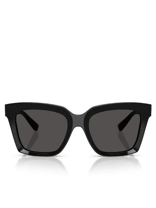 Dolce & Gabbana Women's Sunglasses with Black Tartaruga Horn-Rimmed Frame and Grey Lens DG4502 501/87
