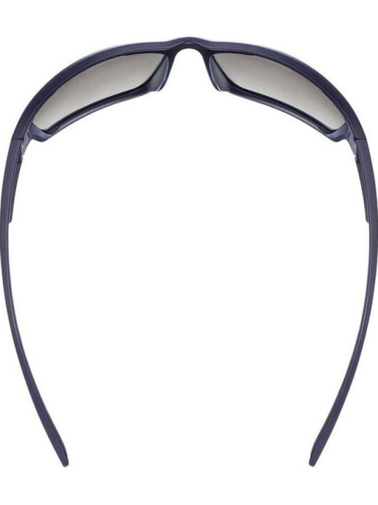 Uvex Sportstyle 233 P Unisex Sunglasses with Plastic Frame Deep Space Mat Litemirror Silver