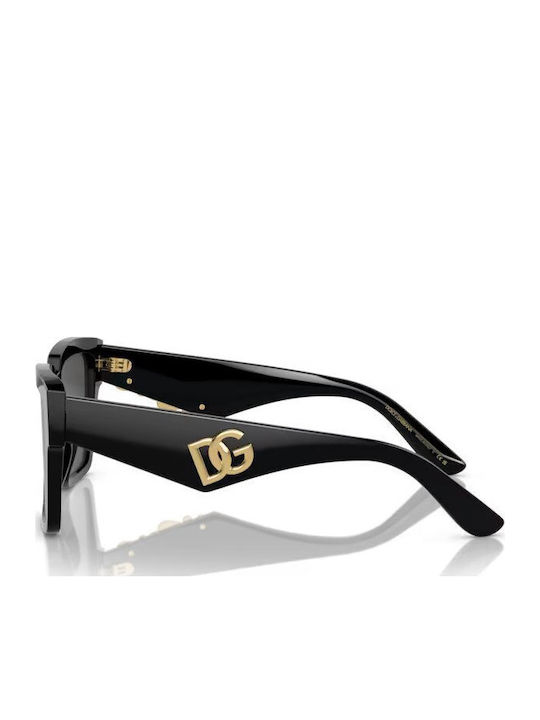 Dolce & Gabbana Дамски Слънчеви Очила с Черна Пластмасова Рамка и Сиви Стъкла DG4436 501/87
