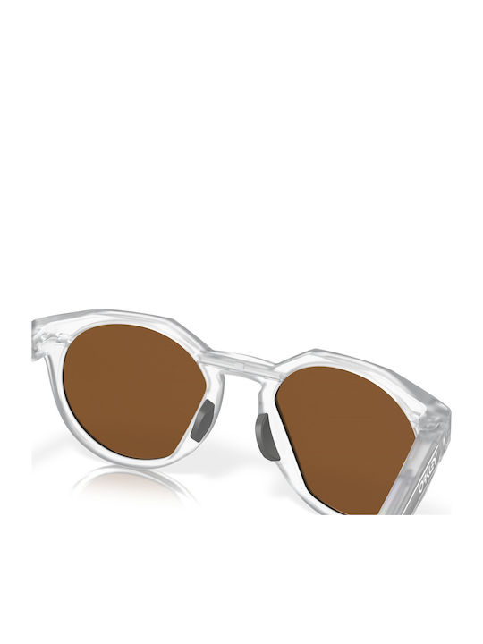 Oakley Prizm Мъжки Слънчеви Очила с Прозрачна Пластмасова Рамка и Лилави Огледални Стъкла OO9279-02