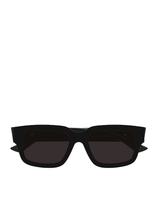 Bottega Veneta Unisex Sunglasses with Black Plastic Frame and Black Lens BV1359SA 001
