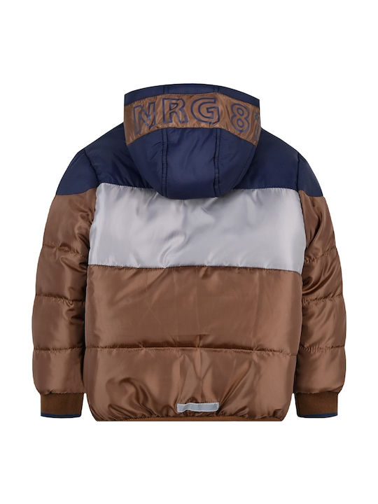 Kids' Casual Jacket Double Sided with Hood Camel