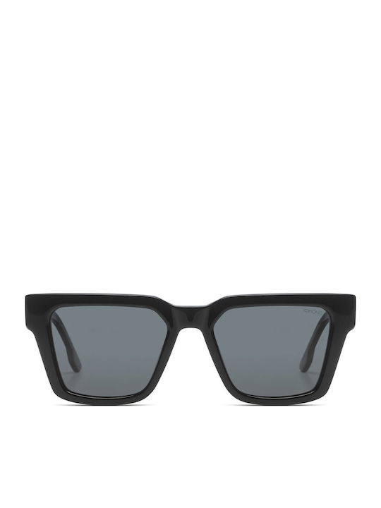 Komono Bob Solids Men's Sunglasses with Black Plastic Frame and Black Lens KOM-S7900
