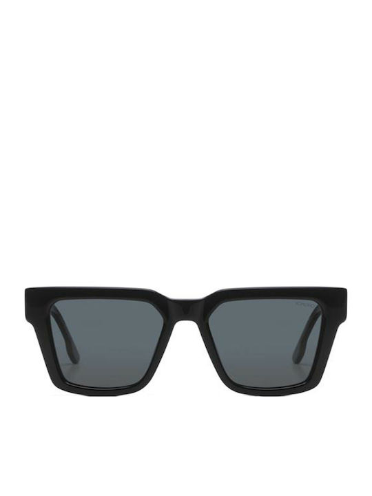 Komono Bob Solids Men's Sunglasses with Black Plastic Frame and Black Lens KOM-S7900
