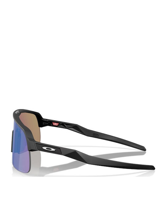 Oakley Sutro Lite S Prizm Sapphire Ανδρικά Γυαλιά Ηλίου με Μαύρο Κοκκάλινο Σκελετό και Καθρέφτη Φακό