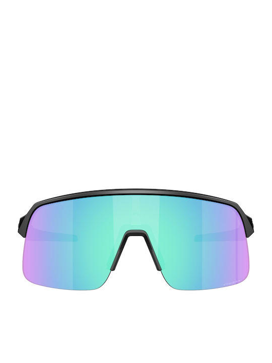 Oakley Sutro Lite S Prizm Sapphire Ανδρικά Γυαλιά Ηλίου με Μαύρο Κοκκάλινο Σκελετό και Καθρέφτη Φακό