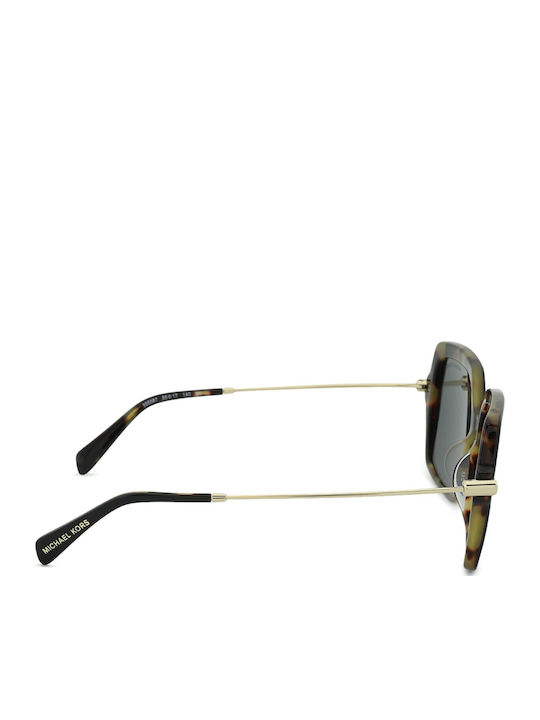 Michael Kors Quogue Women's Sunglasses with Black Plastic Frame and Black Lens MK2247U 3950