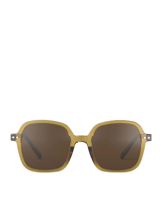 Izipizi Unisex Sunglasses with Green Frame and Green Lens