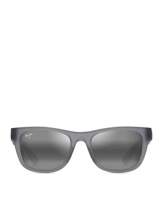 Maui Jim Унисекс Слънчеви Очила с Син Пластмасов Рамка и Сребърни Поляризирани Огледални Лещи