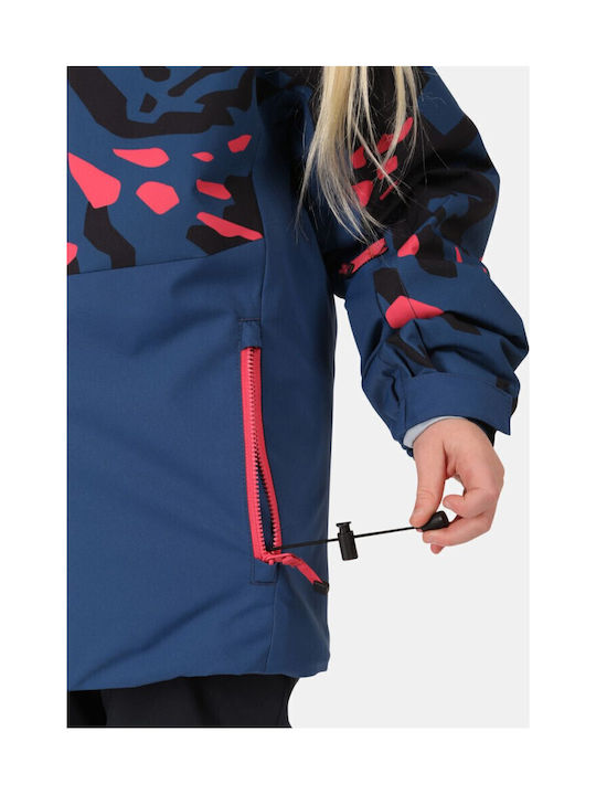 Kids' Sports Jacket with Hood Dark Blue