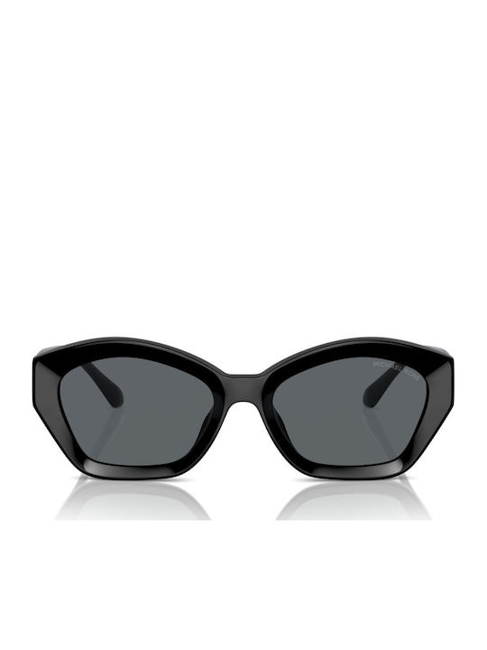 Michael Kors Le Praz Women's Sunglasses with Black Plastic Frame and Black Gradient Lens