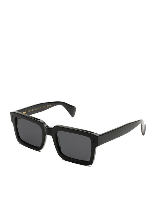 Gast Loot Unisex Sunglasses with Black Plastic Frame and Black Lens LT01