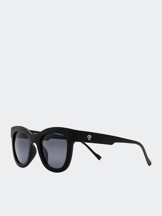 Chpo Women's Sunglasses with Black Plastic Frame and Black Lens 16131XX