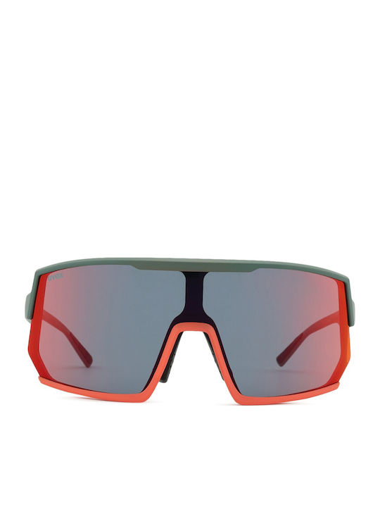 Uvex Sportstyle 235 Men's Sunglasses with Plastic Frame Moss Grapefruit Matt S5330037316