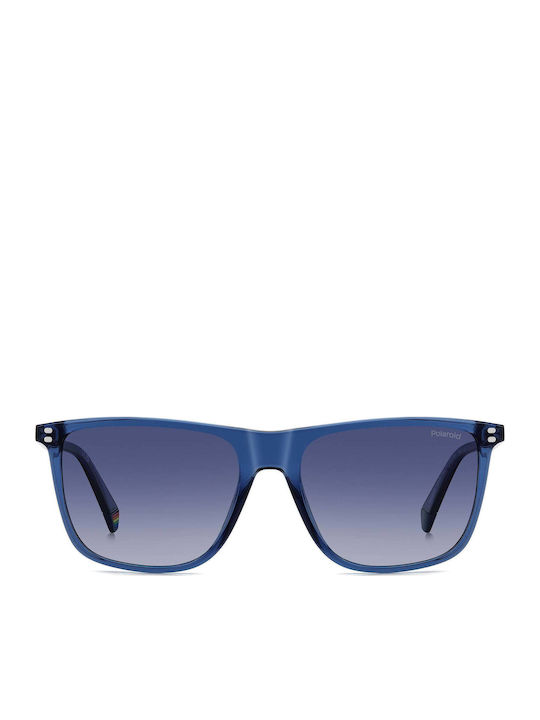 Polaroid Men's Sunglasses with Blue Plastic Frame and Blue Lens PLD6232/S PJP/Z7