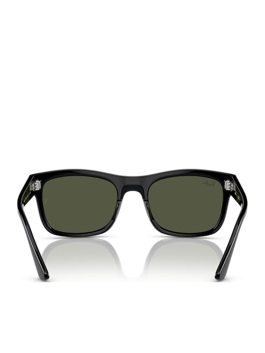 Ray Ban Unisex Sunglasses with Black Plastic Frame and Green Lens RB4428 601/31