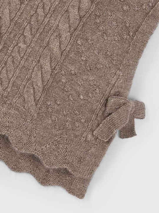 Kids Vest Knitted Beige