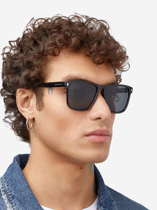 Hawkers Dust Unisex Γυαλιά Ηλίου με Μαύρο Κοκκάλινο Σκελετό και Μαύρο Polarized Φακό HDUS23BBTP
