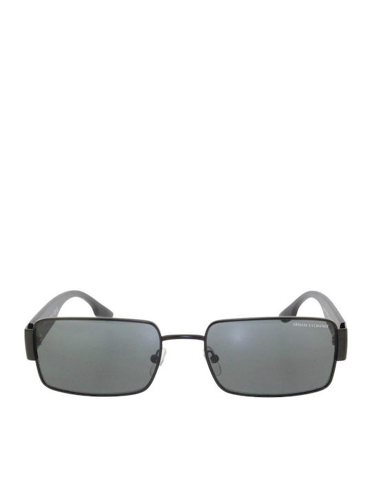 Armani Exchange Unisex Γυαλιά Ηλίου με Μαύρο Κοκκάλινο Σκελετό και Γκρι Φακό AX2052S 600087