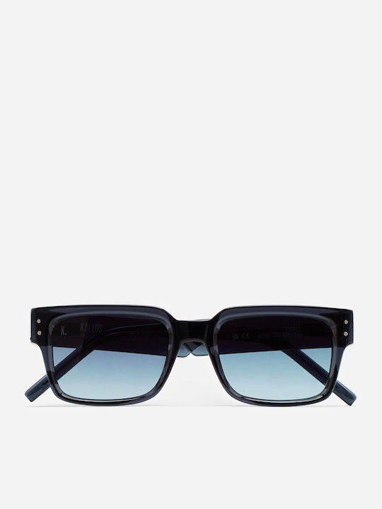 Kaleos C005 Unisex Γυαλιά Ηλίου με Μαύρο Κοκκάλινο Σκελετό και Μπλε Ντεγκραντέ Φακό POHL 5