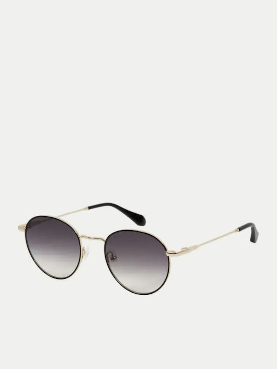Gigi Barcelona Regina Women's Sunglasses with Black Metal Frame and Gray Gradient Lens 6701/1
