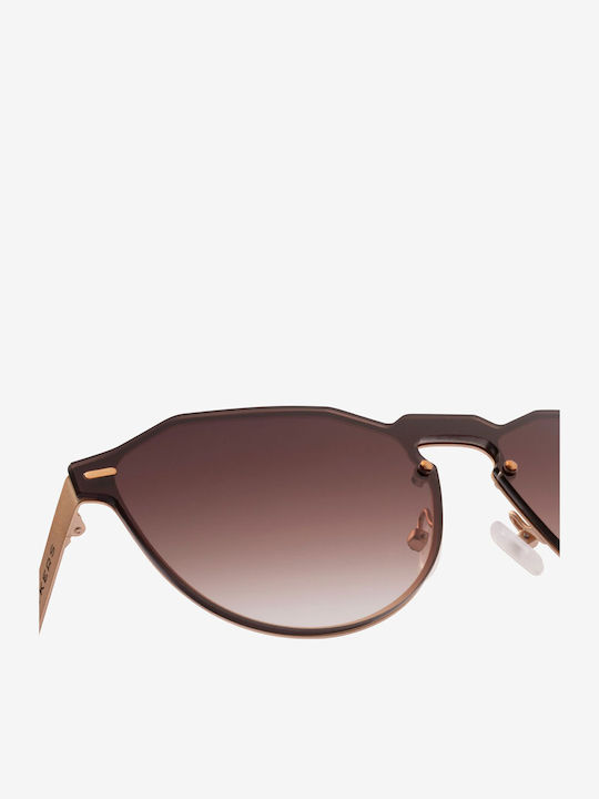 Hawkers Warwick Unisex Γυαλιά Ηλίου με Κοκκάλινο Σκελετό Gold Brown / Venm Metal H03LHM0630