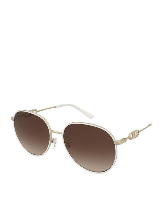 Michael Kors Empire Women's Sunglasses with Gold Metal Frame and Brown Gradient Lens