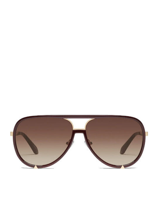 Quay Australia Unisex Γυαλιά Ηλίου με Καφέ Μεταλλικό Σκελετό και Καφέ Ντεγκραντέ Φακό HIGHPROFILE-ESPR/BRN