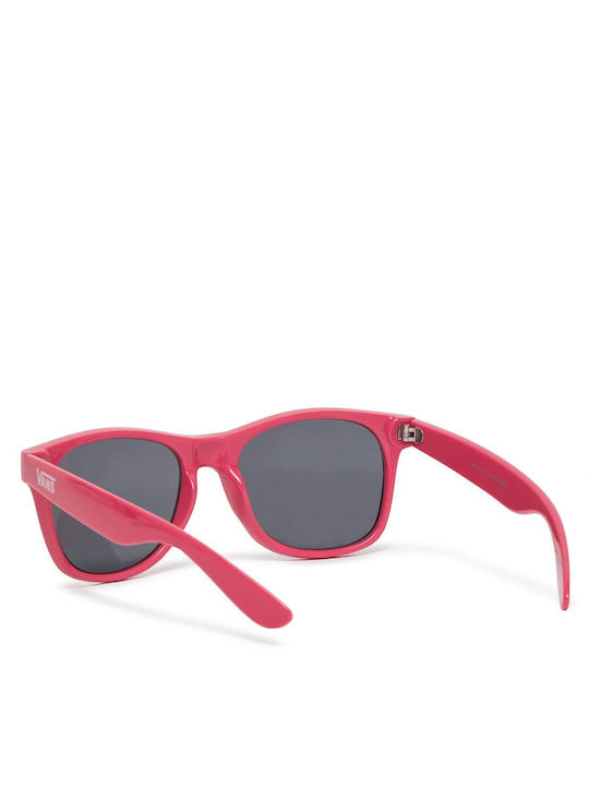 Vans Spicoli Unisex Sunglasses with Pink Plastic Frame and Gray Lens VN000LC0G3X
