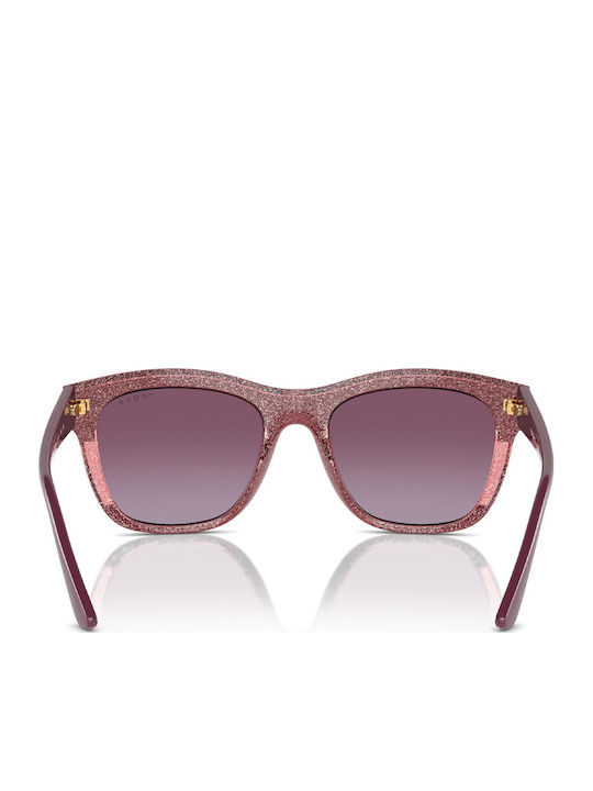 Vogue Feminini Ochelari de soare cu Burgundy Cadru și Violet Degrade Lentilă VO5557S 31408H