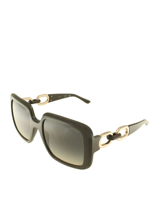 Guess Damen Sonnenbrille mit Schwarz Kunststoff Gestell und Gray Verlaufsfarbe Linse GU00161 20B