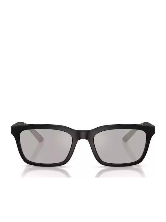 Emporio Armani Men's Sunglasses with Black Horn-Rimmed Frame and Grey Lens EA4249U 500181