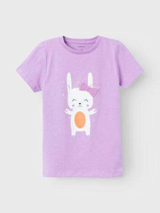 Kinder-T-Shirt Flieder