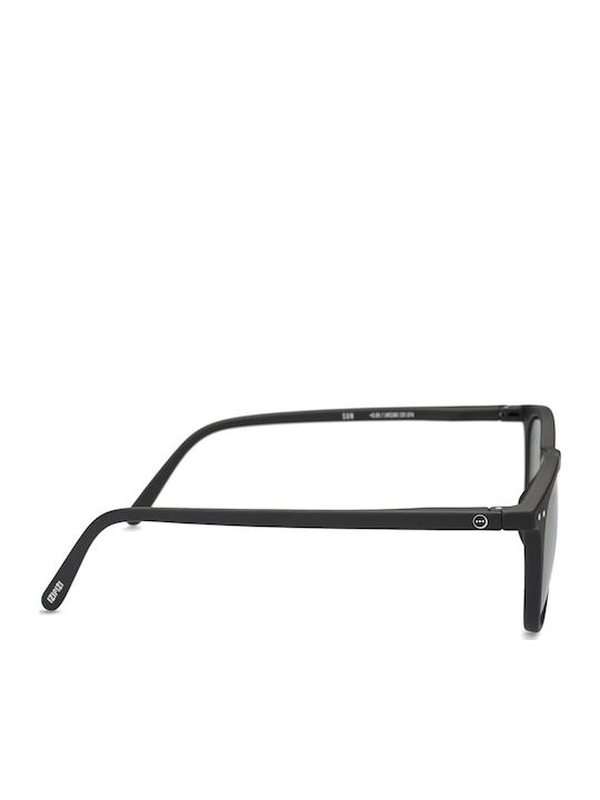 Izipizi Women's Sunglasses with Black Plastic Frame and Black Lens